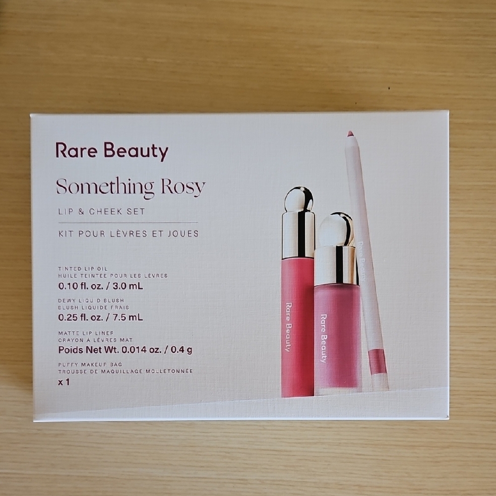 Rare Beauty Something Rosy Lip & Cheek Gift Set